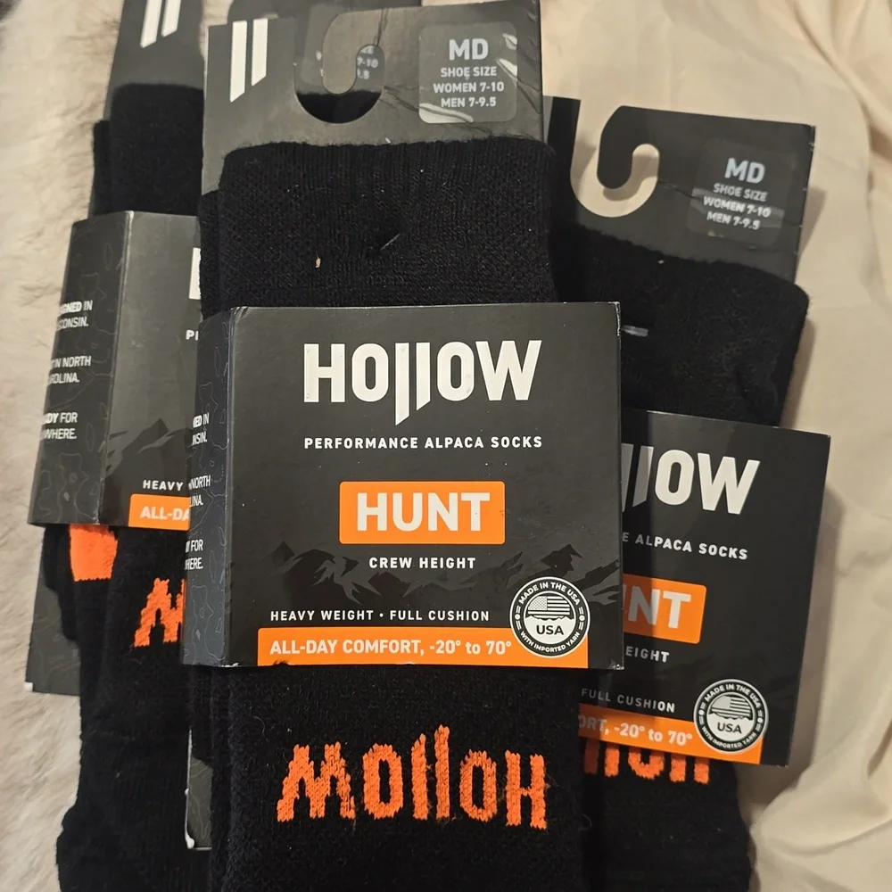 HOLLOW HUNT SOCKS, BLACK - MULTIPLE AVAILABLE